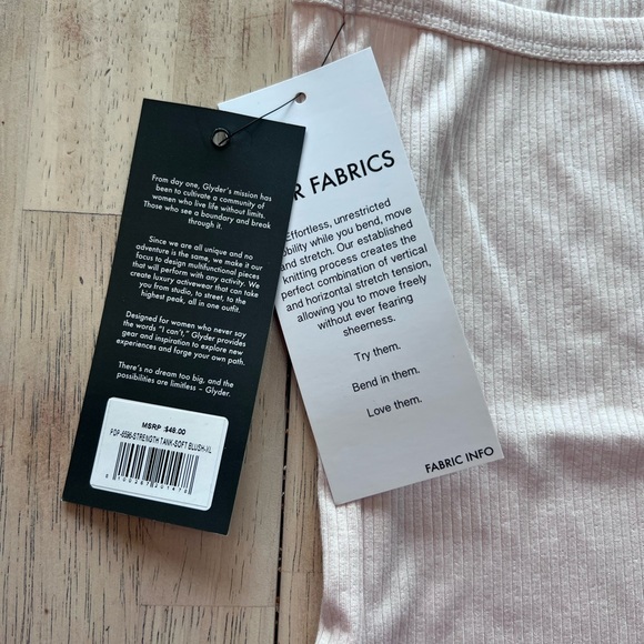 Blush Ribbed Tank Top - Picture 3 of 3